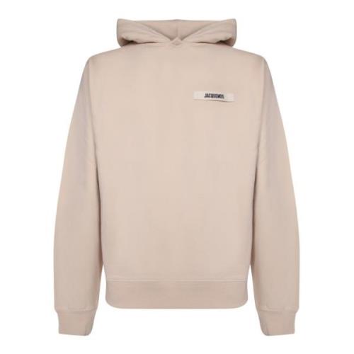 Beige Sweatshirt Stilfuld Komfortabel AW24