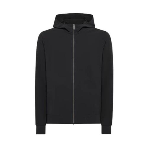 Sort Zip-Through Sweatshirt Stilfuld Komfort