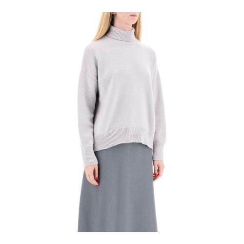 Blød Uld Cashmere High-Neck Pullover