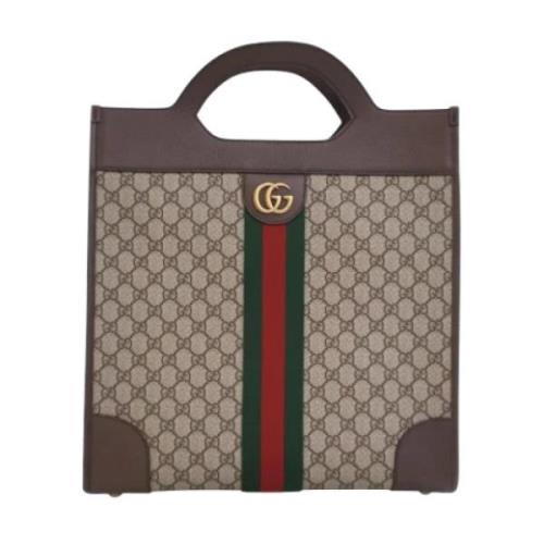 Pre-owned Coated canvas gucci-tasker