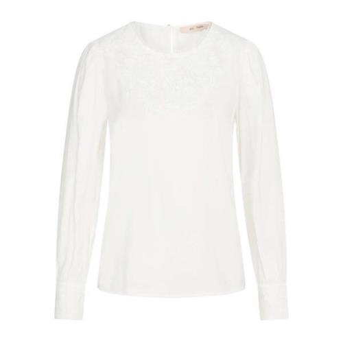 Romantisk Feminin Lucy Bluse Off White