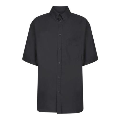 Sort T-shirt Polo Stil