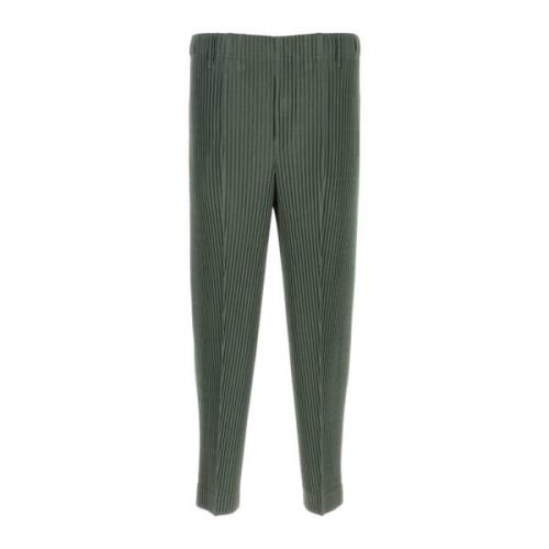 Sage Green Polyester Bukser