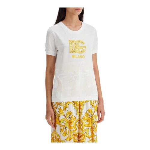 Maiolica Print Crew Neck T-shirt