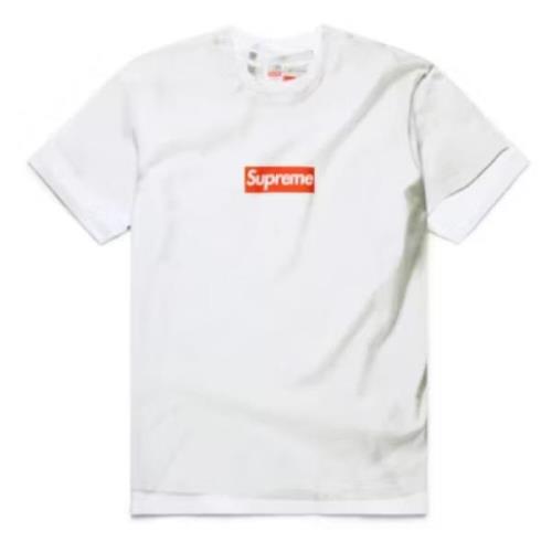 Hvid Box Logo Tee MM6 Maison Margiela