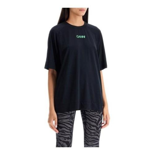 Mesh Sporty T-shirt med Raglanærmer