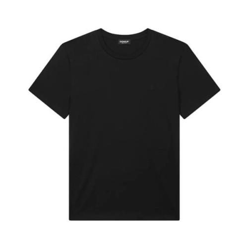 Sort Bomuld Jersey T-shirt