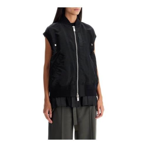 Outdoor Lagdelt Nylon Bomber Vest