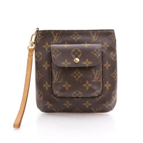 Pre-owned Coated canvas louis-vuitton-tasker