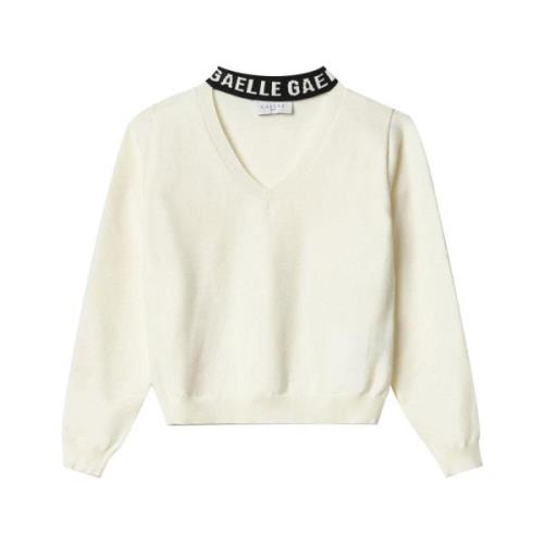 Hvid Sweater Elegant og alsidig