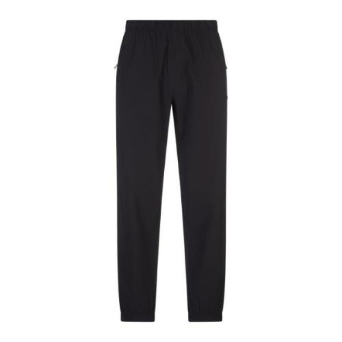 Sort Teknisk Nylon Joggers