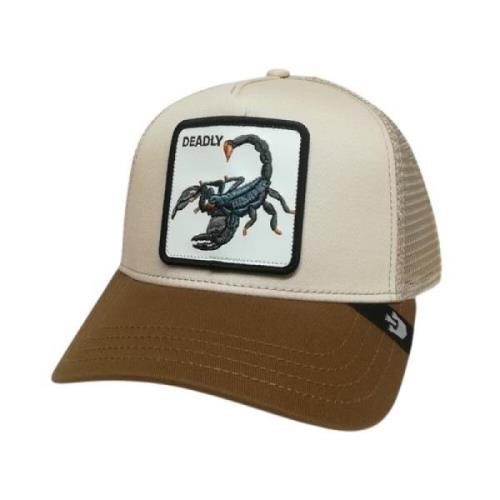 Beige Skorpion Trucker Cap