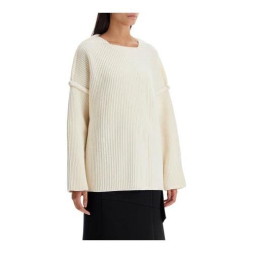 Struktureret Ribstrikket Pullover