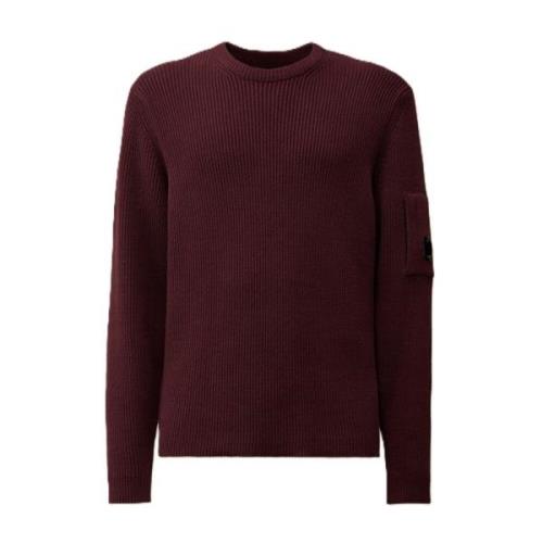 Ribbet Crew Neck Sweater Bordeaux