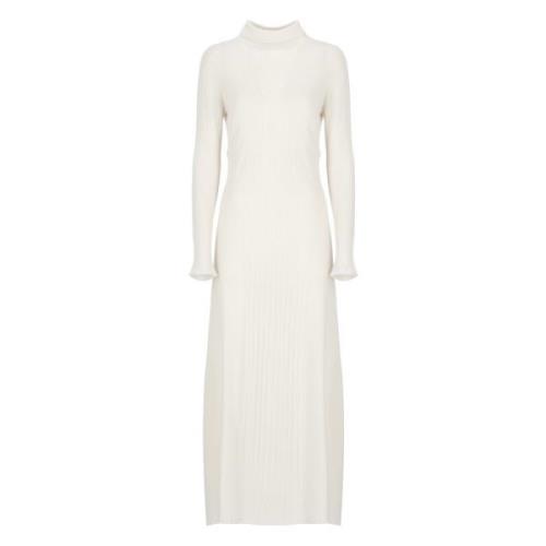 Elegant Ivory Cashmere Blend Kjole