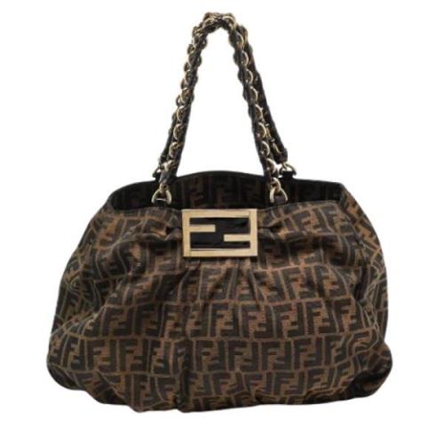 Pre-owned Canvas fendi-tasker