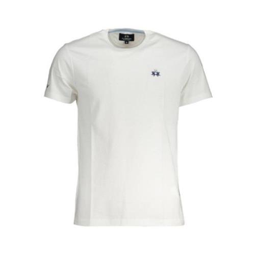 Elegant hvid broderet tee