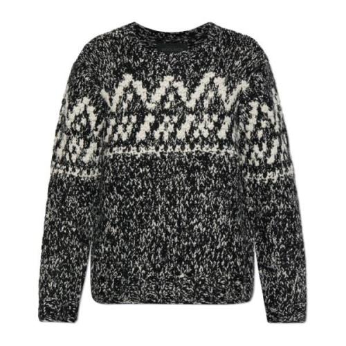 Mønstret sweater