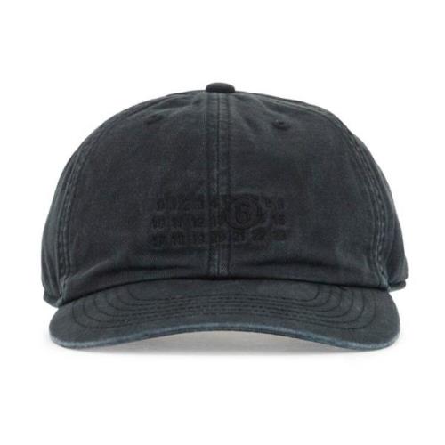 Faded Baseball Cap med numerisk signatur