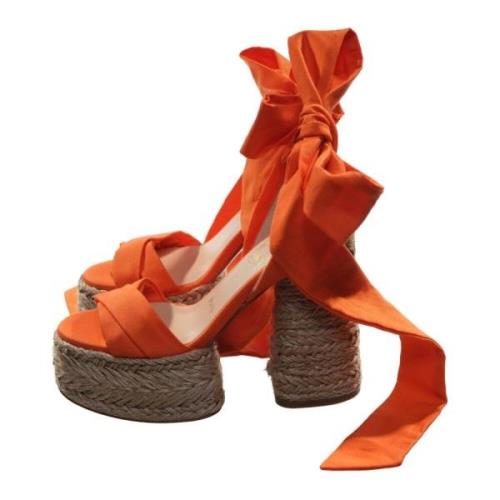 Orange Ørken Wrap High Heel Kiler