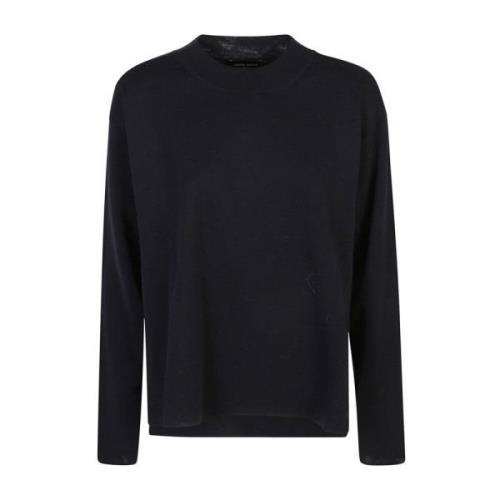 Blå Merinould Sweatshirt AW24