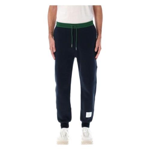 Marinefarvede Blokerede Sweatpants AW24