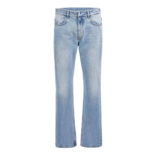 Klassiske Stone-Wash Straight Jeans