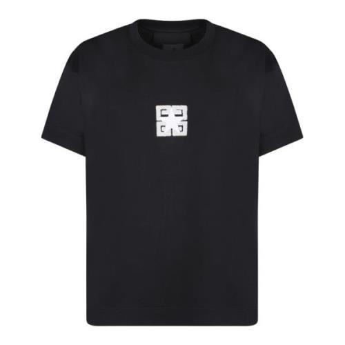 Sort T-shirt med ikonisk logo