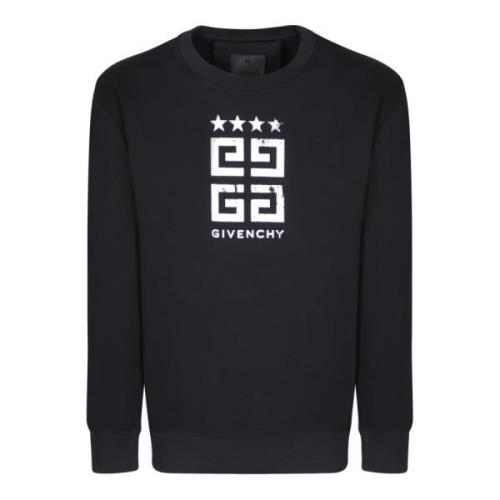 Sort Sweatshirt med Logo