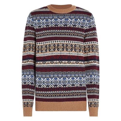 Fairisle Uldblanding Gave Sweater