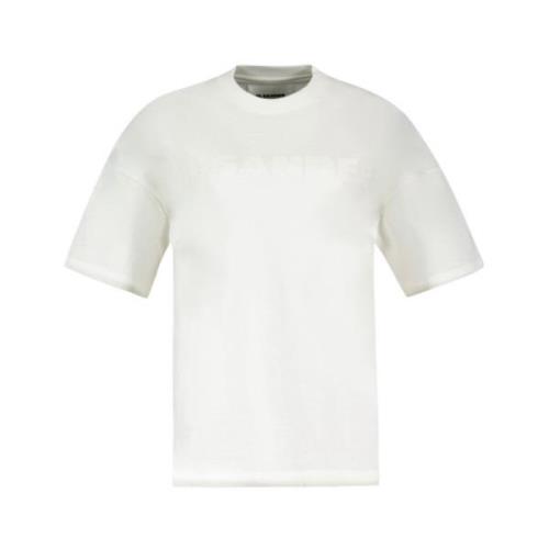 Hvid Bomulds T-Shirt - Klassisk Stil