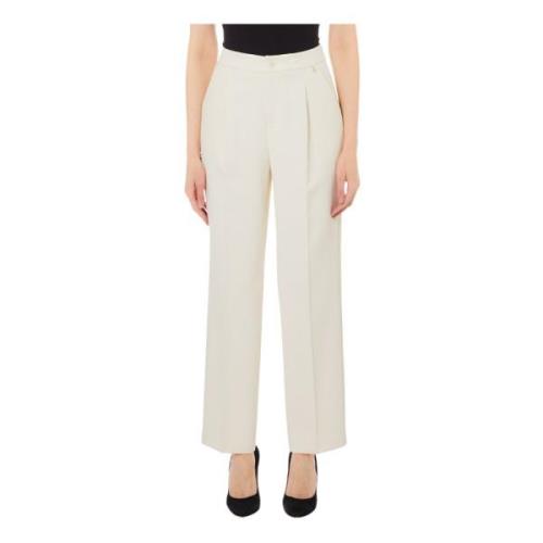 Crepe High Waist Bukser