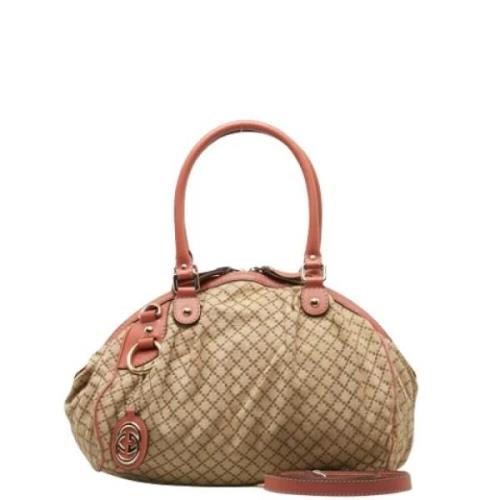 Pre-owned Canvas gucci-tasker