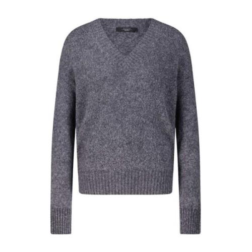 Alpaka Uld V-Hals Pullover