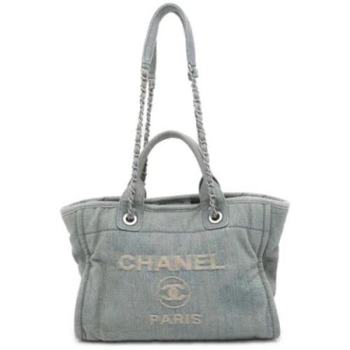 Pre-owned Denim chanel-tasker