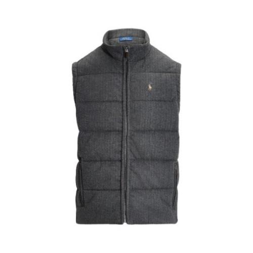 Quiltet Ærmeløs Chevron Gilet