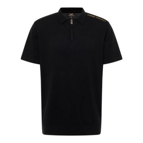 Urban Polo Shirt med Guld Accents