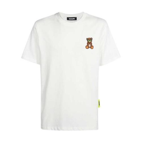 Klassisk Hvid T-shirt med et Moderne Twist