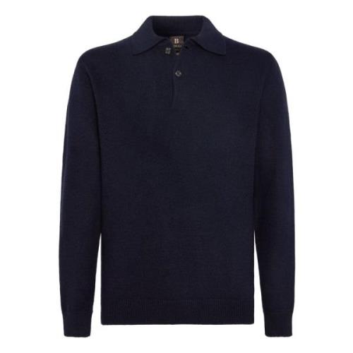 Polo Hals Pullover i en Cashmere Blanding