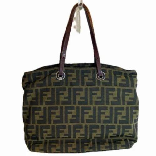 Pre-owned Canvas fendi-tasker