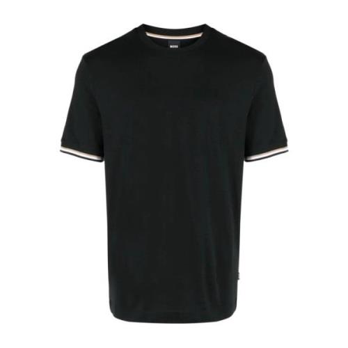 Stripe-trim Bomuld T-shirt