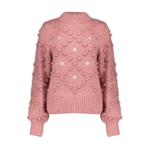 Blomstret Dot Pullover Sweater