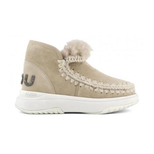 Beige Eskimo Jogger Støvler