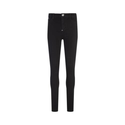 Sort High-Waist Jegging Bukser