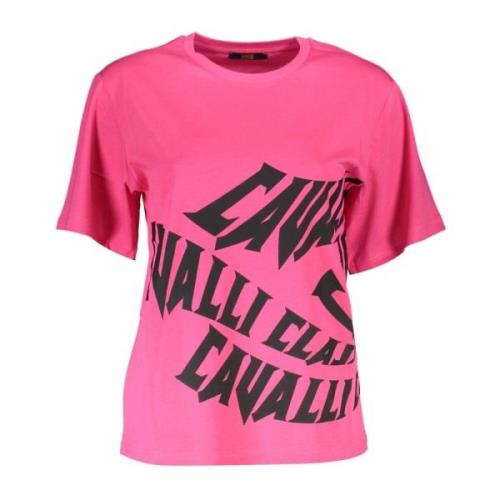 Elegant Pink Bomuld T-shirt