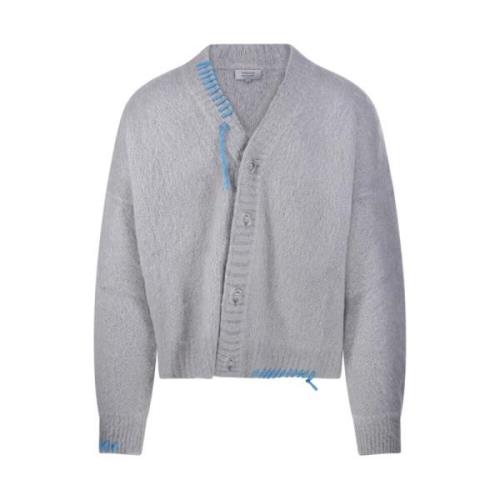 Oversized Grå Cardigan