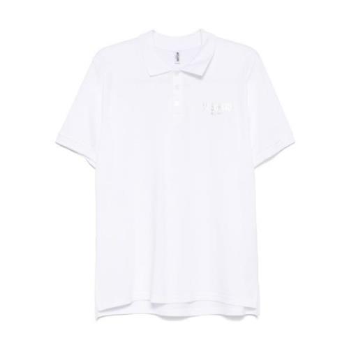 Logo Print Polo Shirt Hvid