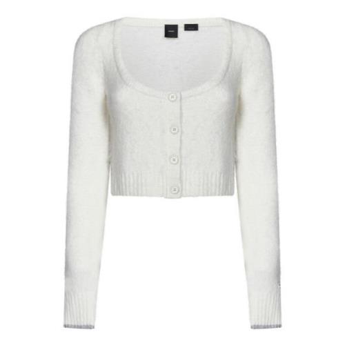 Hvid Strik Cardigan AW24