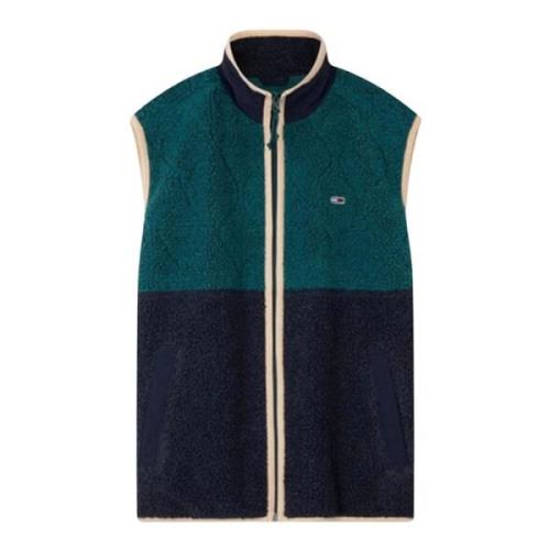 Grøn Teddy Fleece Gilet