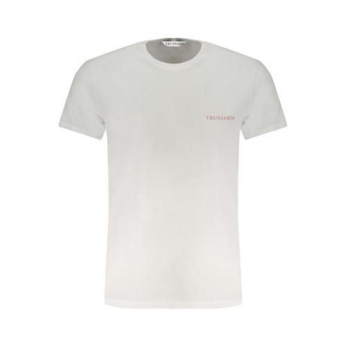 Bomuld T-shirt med Print Logo